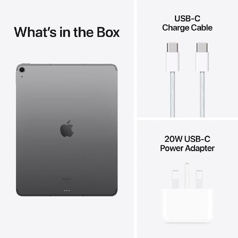  ايباد اير 13 انش ام 2 (256GB) - رمادي فلكي 