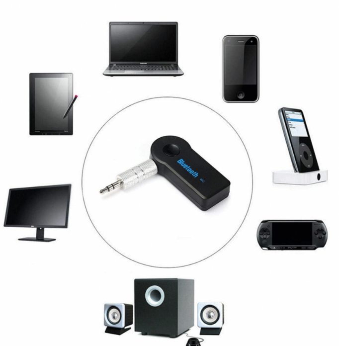  QuickSolution - Bluetooth AUX Connector for Car 