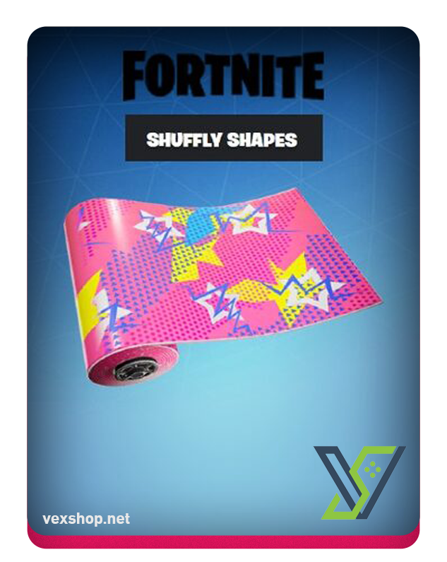  فورتنايت حزمة Shuffly Shapes Wrap [ مفتاح ] 