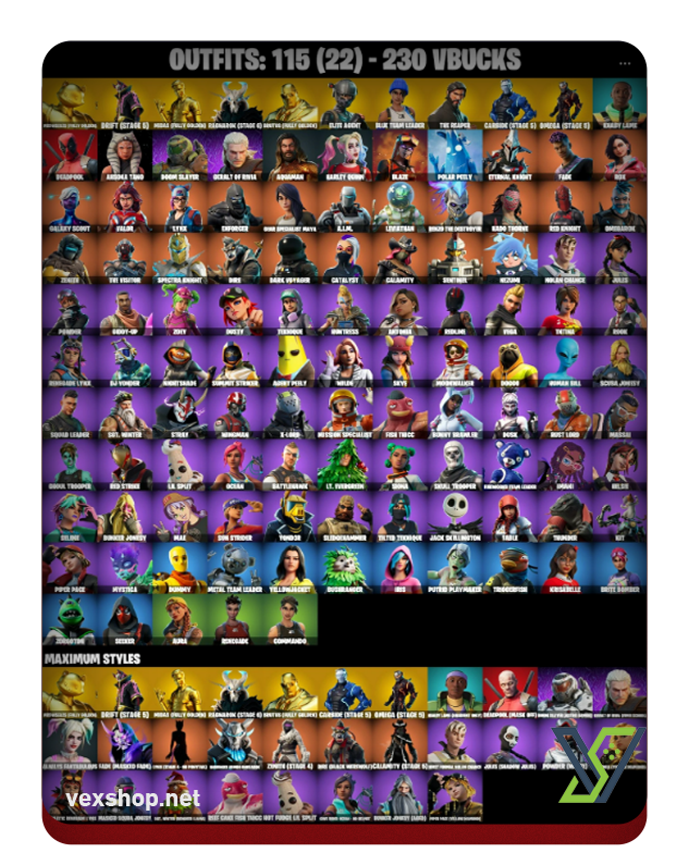  Buy Fortnite Account 115 skins The Reaper | Take The L [Full Access] 