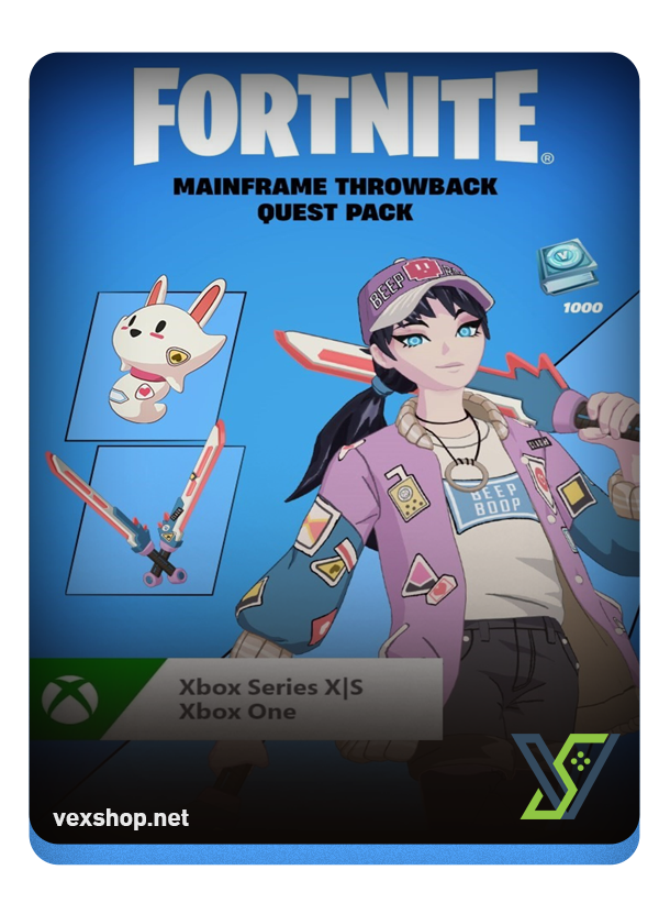  Fortnite Mainframe Throwback Quest Pack 