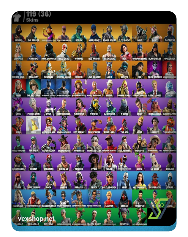  Buy Fortnite Account 119 SKINS IKONIK - REAPER 