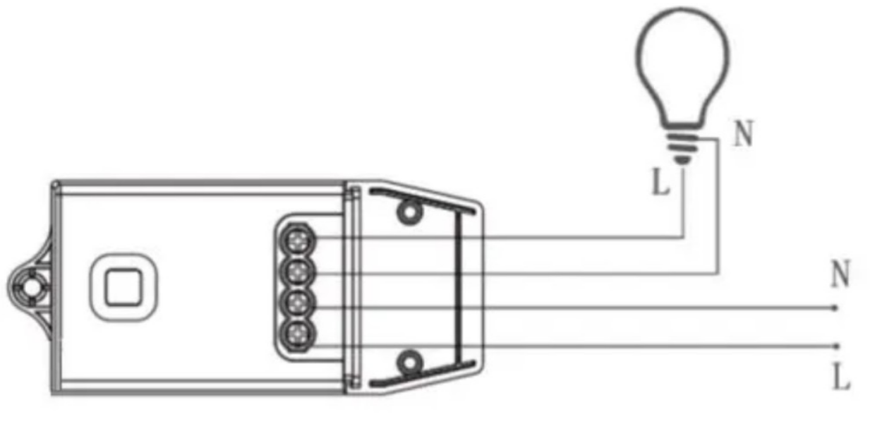  Intelligent lighting control device with dimming capability 