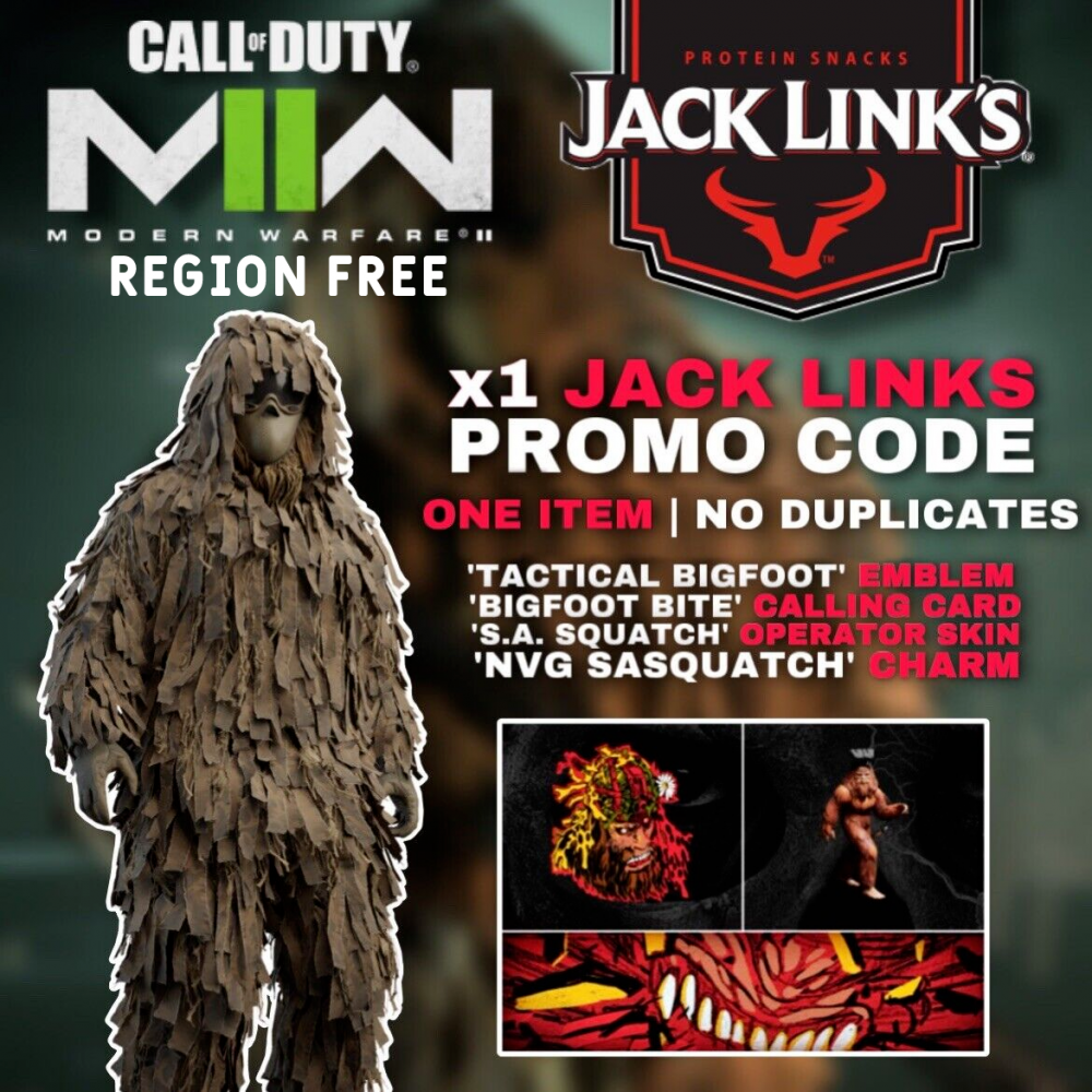  سكن كول اوف ديوتي Call of Duty: Modern Warfare II -Jack LinksSkin بكج كامل 4 مفاتيح 