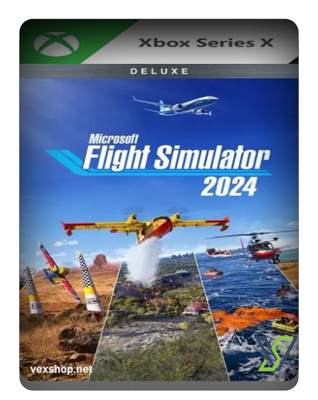 لعبة Microsoft Flight Simulator 2024 Deluxe Edition للإكس بوكس سيريس [ مفتاح ] 