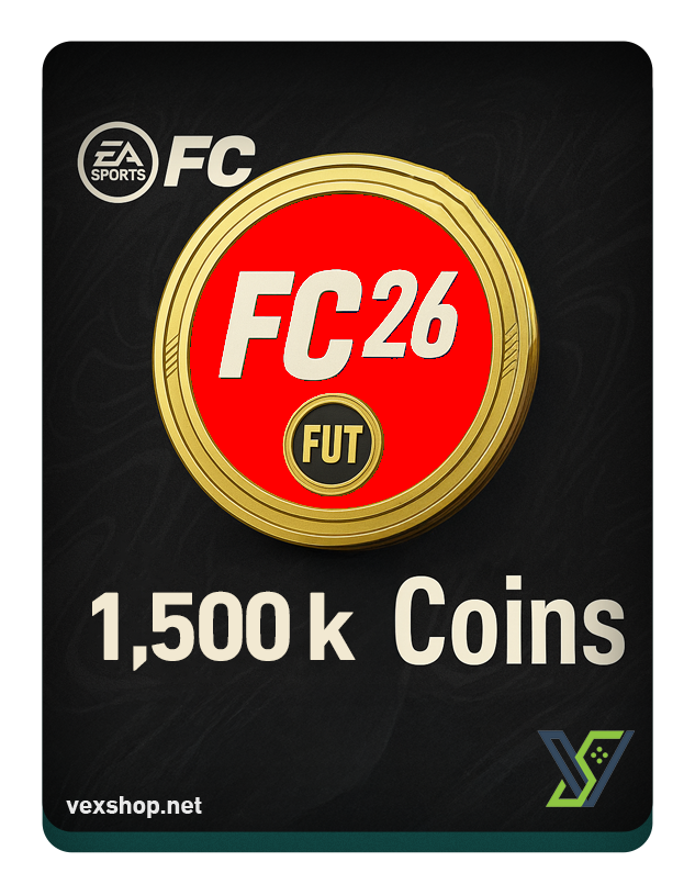  FC 26 Coins for PC (1M & 500k coins) 