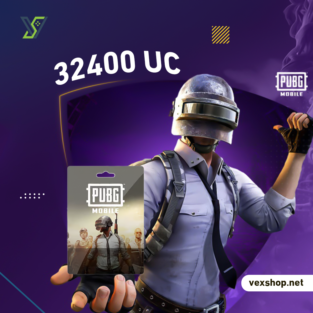  شحن ببجي موبايل 32400 UC (عن طريق iD) 