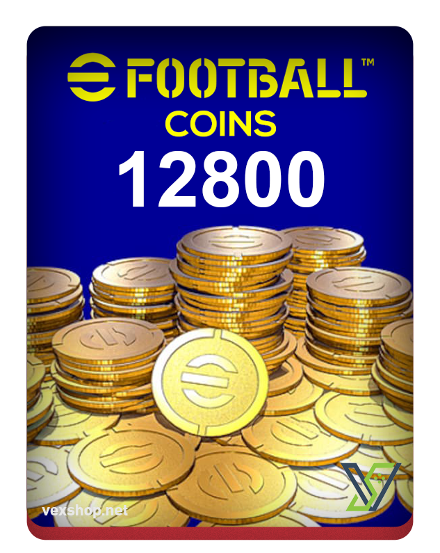  Top Up eFootBall Game worth 12800 Coins 