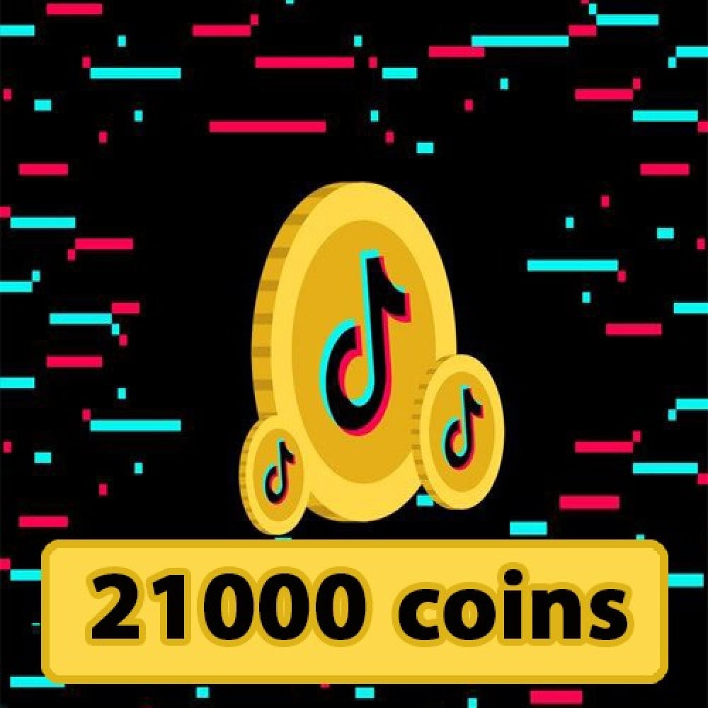  شراء كوينز تيك توك بقيمة 21000 كوين 