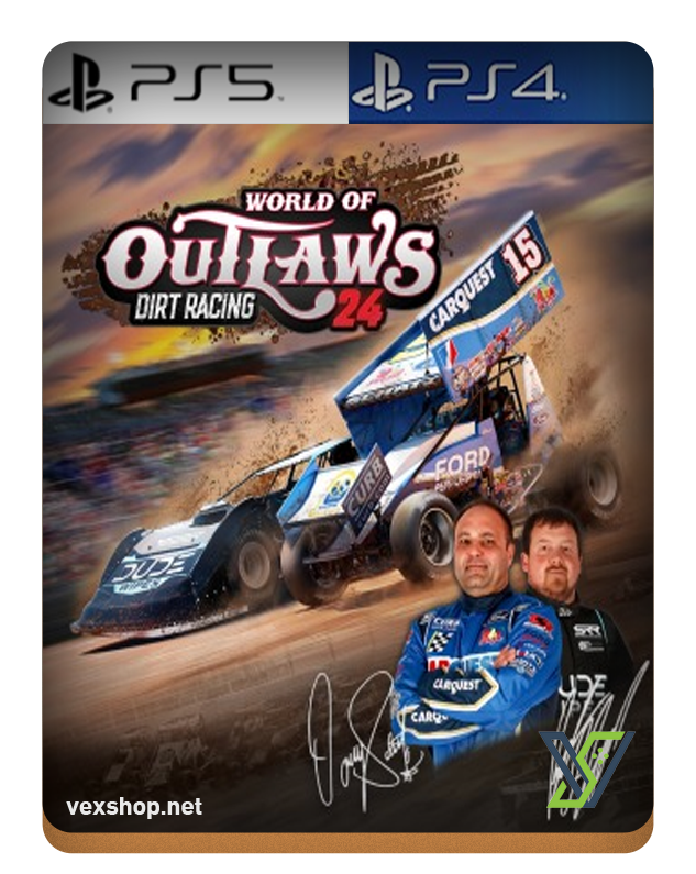  لعبة World of Outlaws: Dirt Racing 24 لمنصة سوني5/سوني4 [ حساب ] 