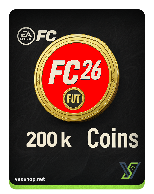  كوينز FC 26 للكمبيوتر الكمية ( 200 ألف كوينز ) 