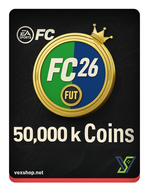  كوينز FC 26 للسوني & الإكس بوكس الكمية ( 50 مليون كوينز ) 