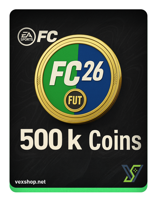  كوينز FC 26 للسوني & الإكس بوكس الكمية ( 500 ألف كوينز ) 