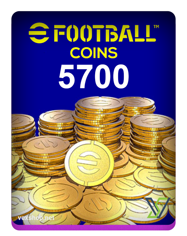  شحن لعبة eFootBall بقيمة 5700 كوينز 