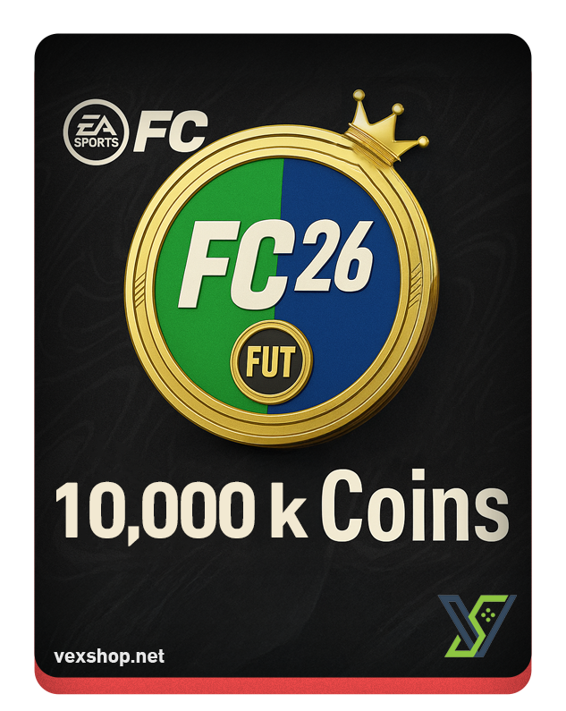  كوينز FC 26 للسوني & الإكس بوكس الكمية ( 10 مليون كوينز ) 