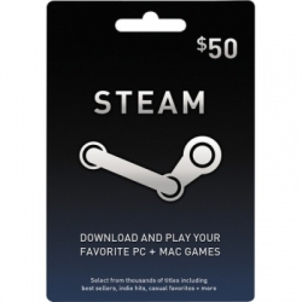 Steam 50 USD USA Gift Card [ Digital Key ] 
