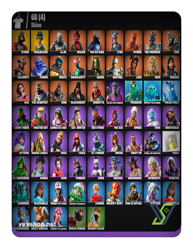  Buy Fortnite Account 68 SKINS IKONIK | MALICE  [Full Access] 