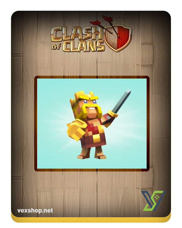  Clash of Clans Pixel King Skin Buy [via Store] 