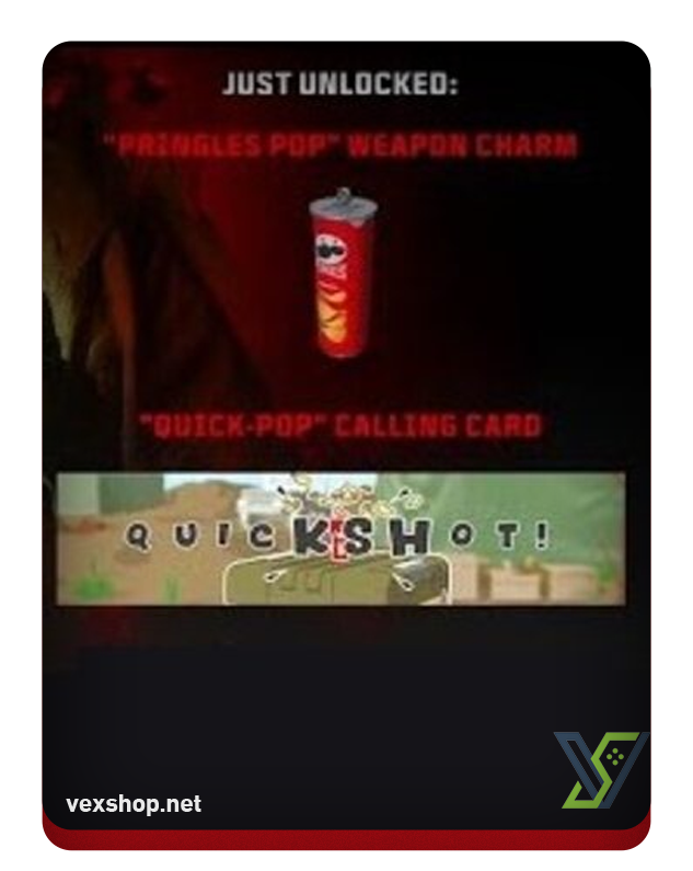  حزمة Call of Duty Modern Warfare 3 Pringles Pop Weapon 