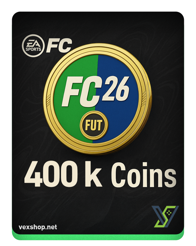  كوينز FC 26 للسوني & الإكس بوكس الكمية ( 400 ألف كوينز ) 