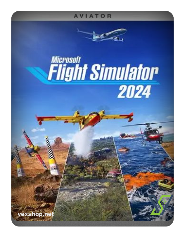  لعبة Microsoft Flight Simulator 2024 Aviator Edition للكمبيوتر [ مفتاح ] 