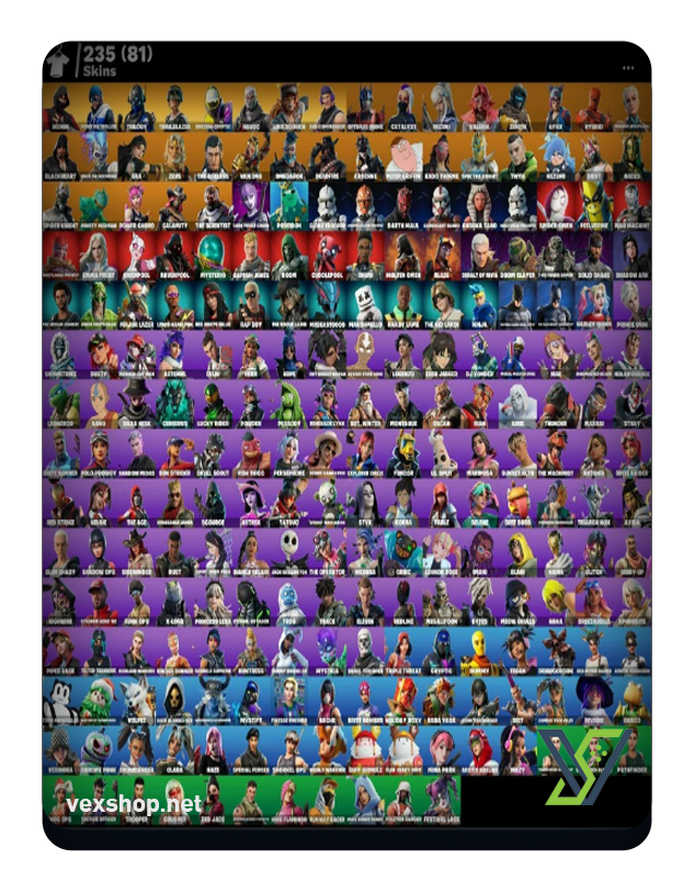  Buy Fortnite Account 235 SKINS  IKONIK, OG TWITCH PRIME, OG  [Full Access] 