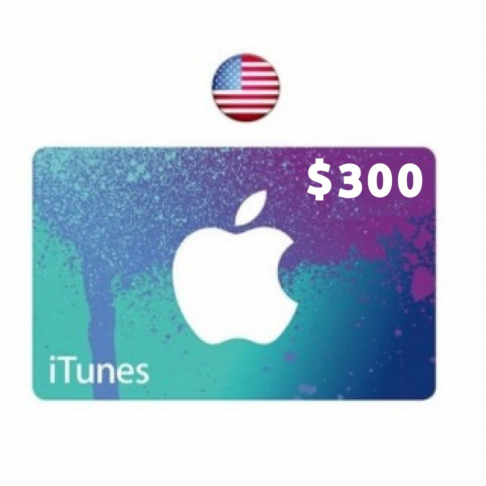  آيتونز بقيمة 300$ - أمريكي [ مفتاح ] 