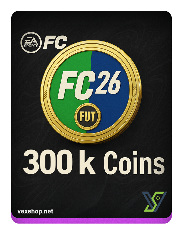 كوينز FC 26 للسوني & الإكس بوكس الكمية ( 300 ألف كوينز ) 