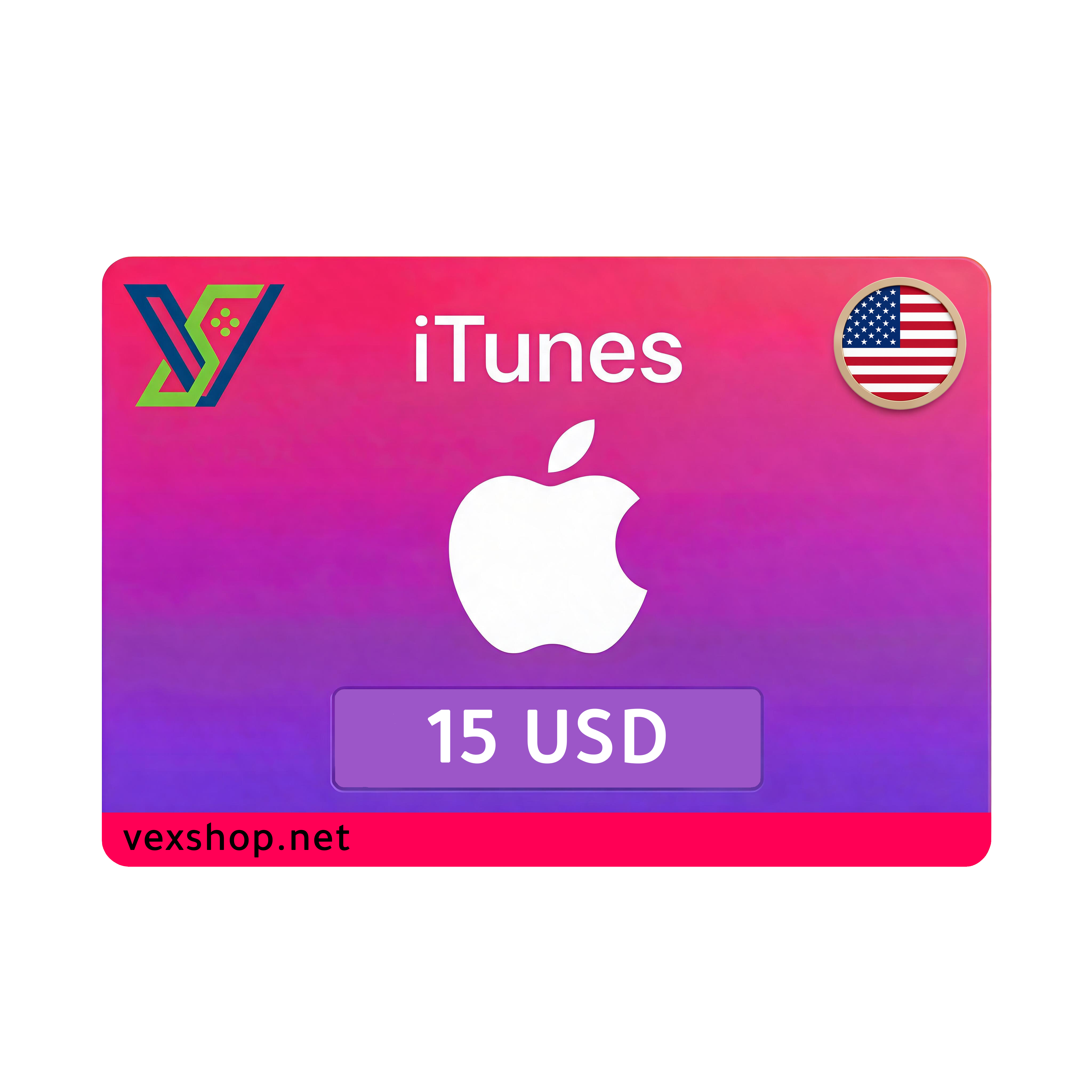  iTunes $15 Gift Card - USA - [ Key ] 