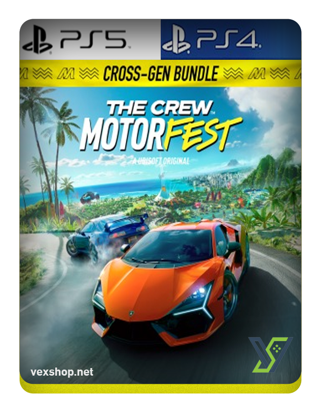  لعبة The Crew Motorfest Standard Edition - Cross-Gen Bundle لمنصة سوني5/سوني4 [ حساب ] 