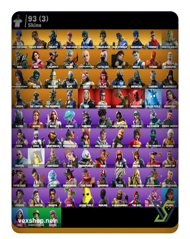  Buy Fortnite Account 93 SKINS OG STW | Blue Team Leader | Travis Scott [Full Access] 