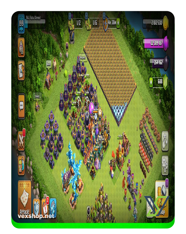  Buy Clash of Clans Town Hall 16 Account [Full Access] 