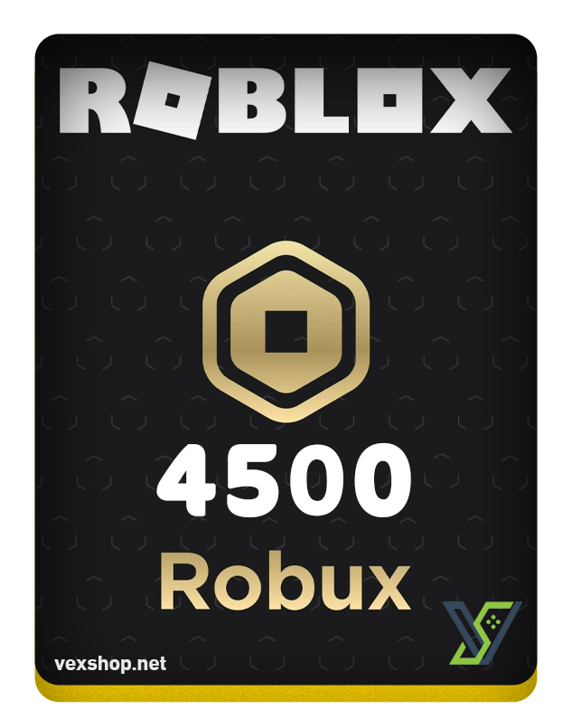  شحن لعبة Roblox بقيمة 4500 روبوكس [غير رسمي] 