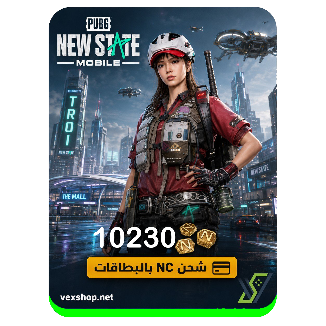  Top up 10,230 PUBG: New State Credits (NC) 
