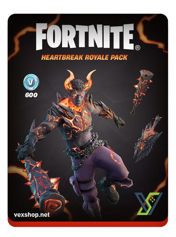  فورت نايت حزمة Heartbreak Royale Pack 