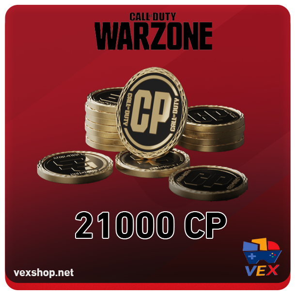  شحن نقاط Call of Duty Warzone بقيمة 21000 