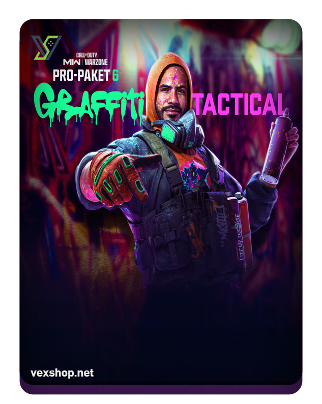  Call of Duty Modern Warfare 2 Graffiti Tactical Pro Pack 