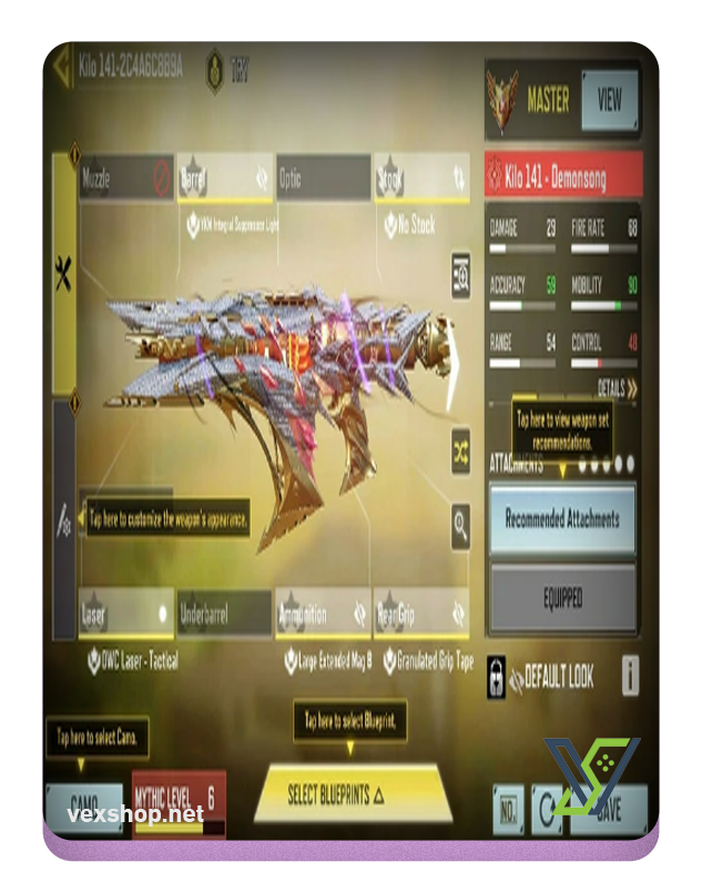  شراء حساب كود موبايل 10 CP لفل:163 - 2 ميثك -1 ليجيند - 57 إبيك [وصول كامل] 