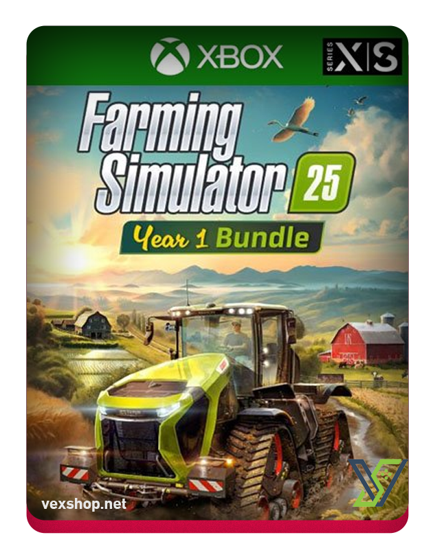  لعبة Farming Simulator 25 Year 1 Bundle للإكس بوكس سيريس [ مفتاح ] 