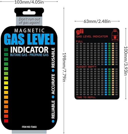  Propane Tank Gauge 0TO1 Magnetic Gas Level Indicator 