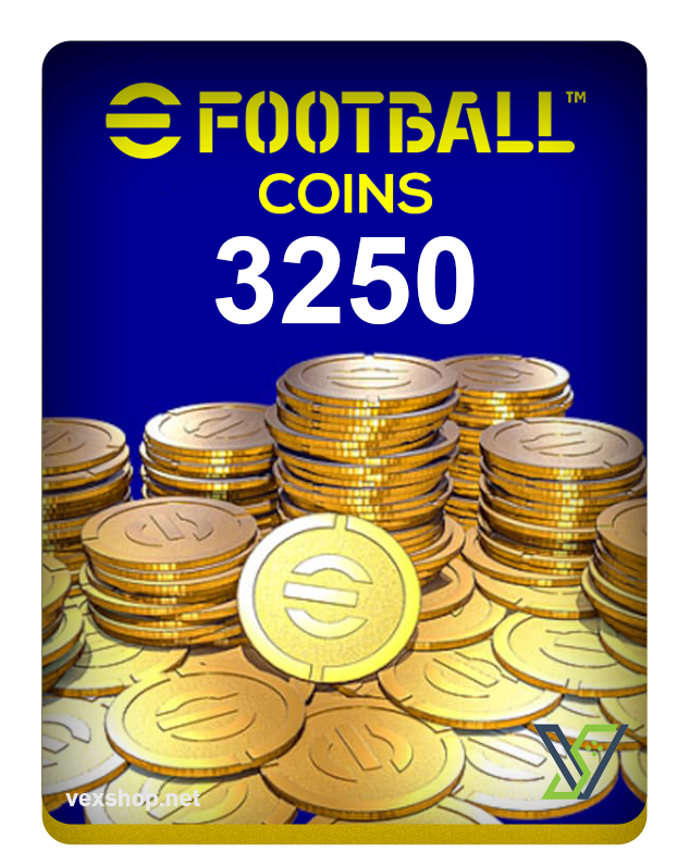  Top Up eFootBall Game worth 3250 Coins 