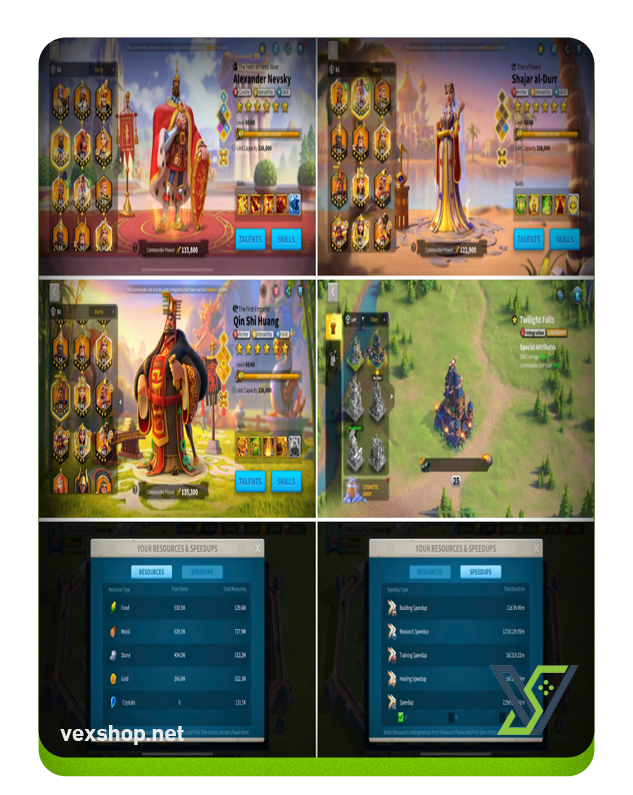  Rise of Kingdoms VIP 14 Power 49 Million Account [Full Access] 
