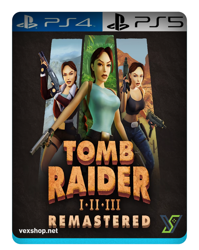  لعبة Tomb Raider I-III Remastered Starring Lara Croft 