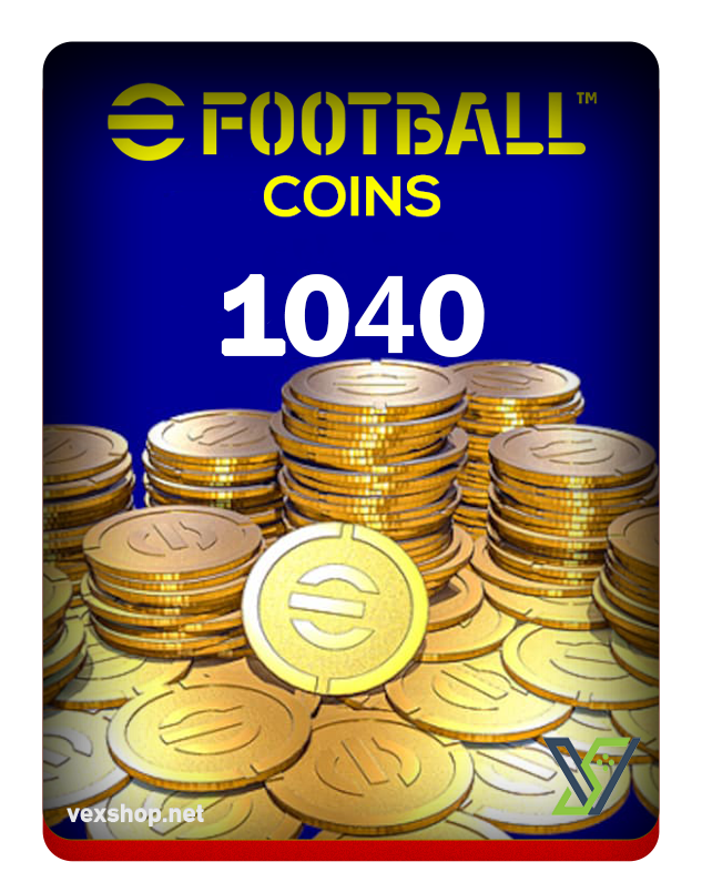  Top Up eFootBall Game worth 1040 Coins 