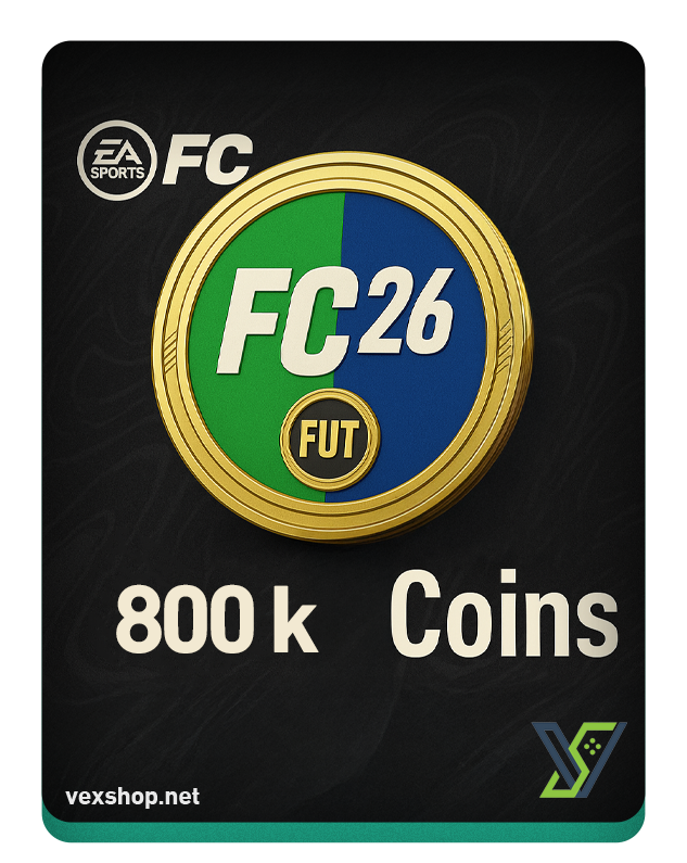  كوينز FC 26 للسوني & الإكس بوكس الكمية ( 800 ألف كوينز ) 