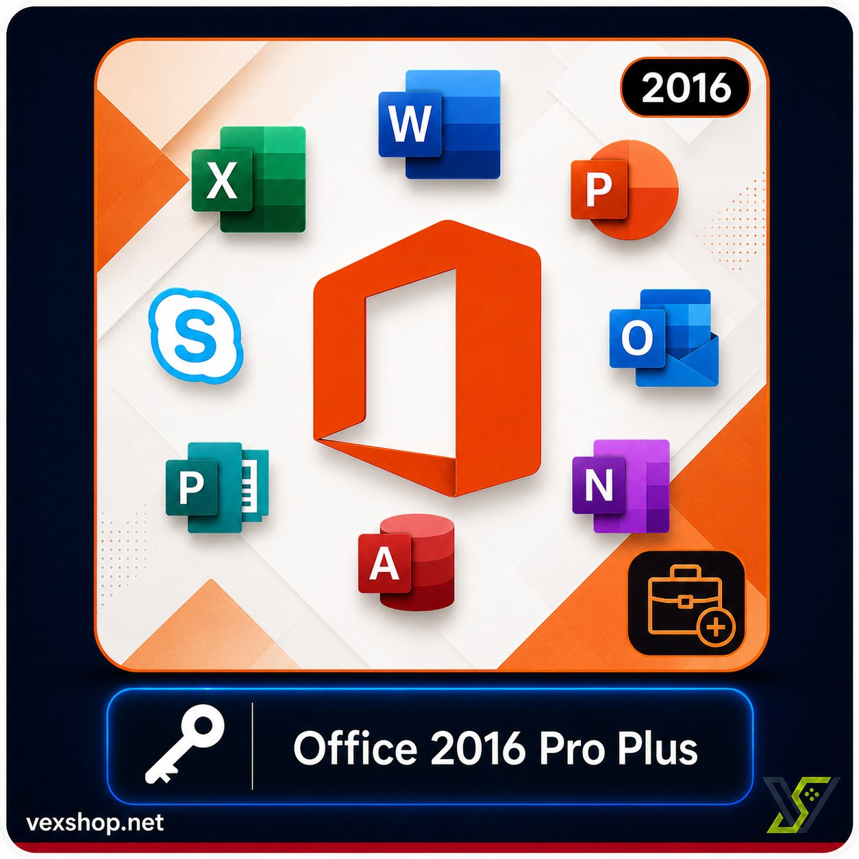  أوفيس 2016 برو بلس [ مفتاح ] 