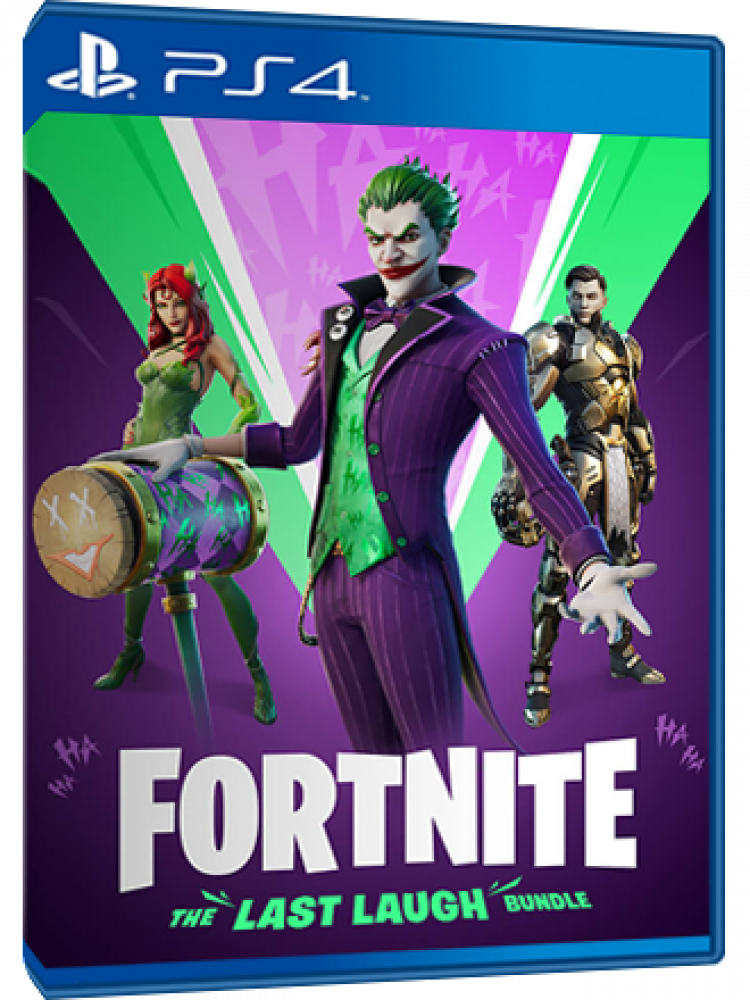  فورتنايت حزمة THE LAST LAUGH للبلاستيشين 4 ( أوروبي + عربي ) [ مفتاح ] 