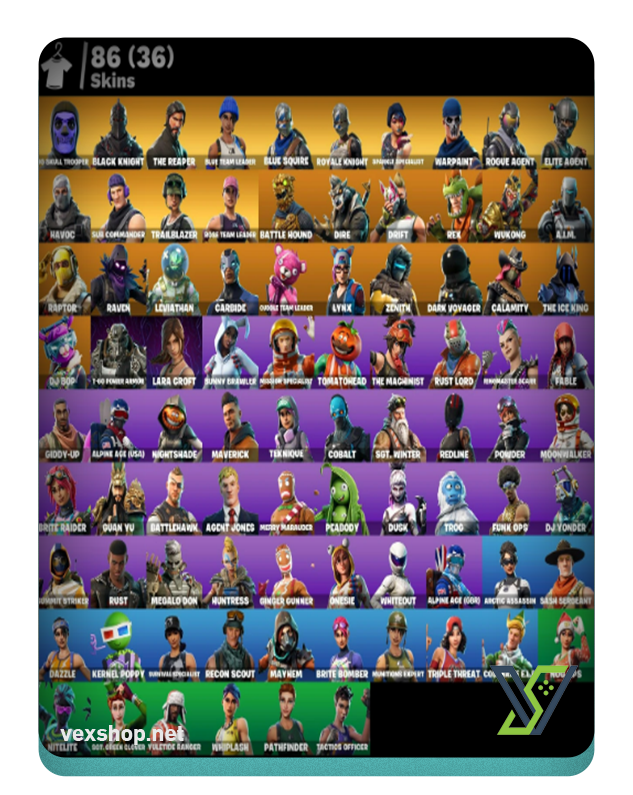  Buy Fortnite Account 86 SKINS  Black Knight | Sparkle Specialist [Full Access] 
