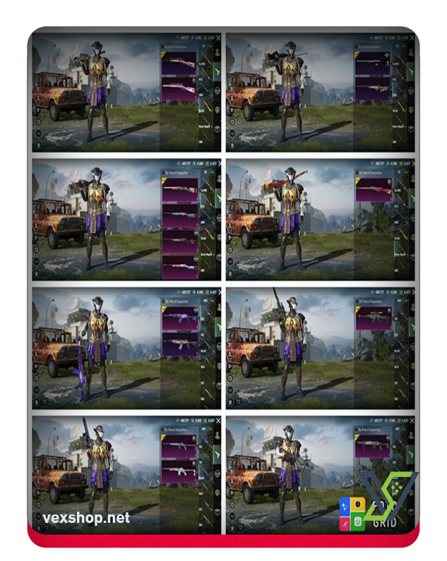  شراء حساب ببجي موبايل 59 سكن X-SUIT PHARAOH LV 1 [وصول كامل]  