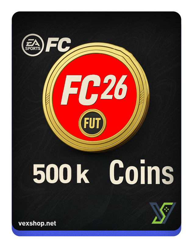  كوينز FC 26 للكمبيوتر الكمية ( 500 ألف كوينز ) 